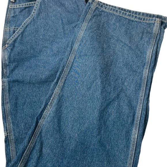 Carhartt Big and Tall Size 38 X 34 Straight Leg Carpenter Workwear Jeans 3140 - Picture 7 of 8